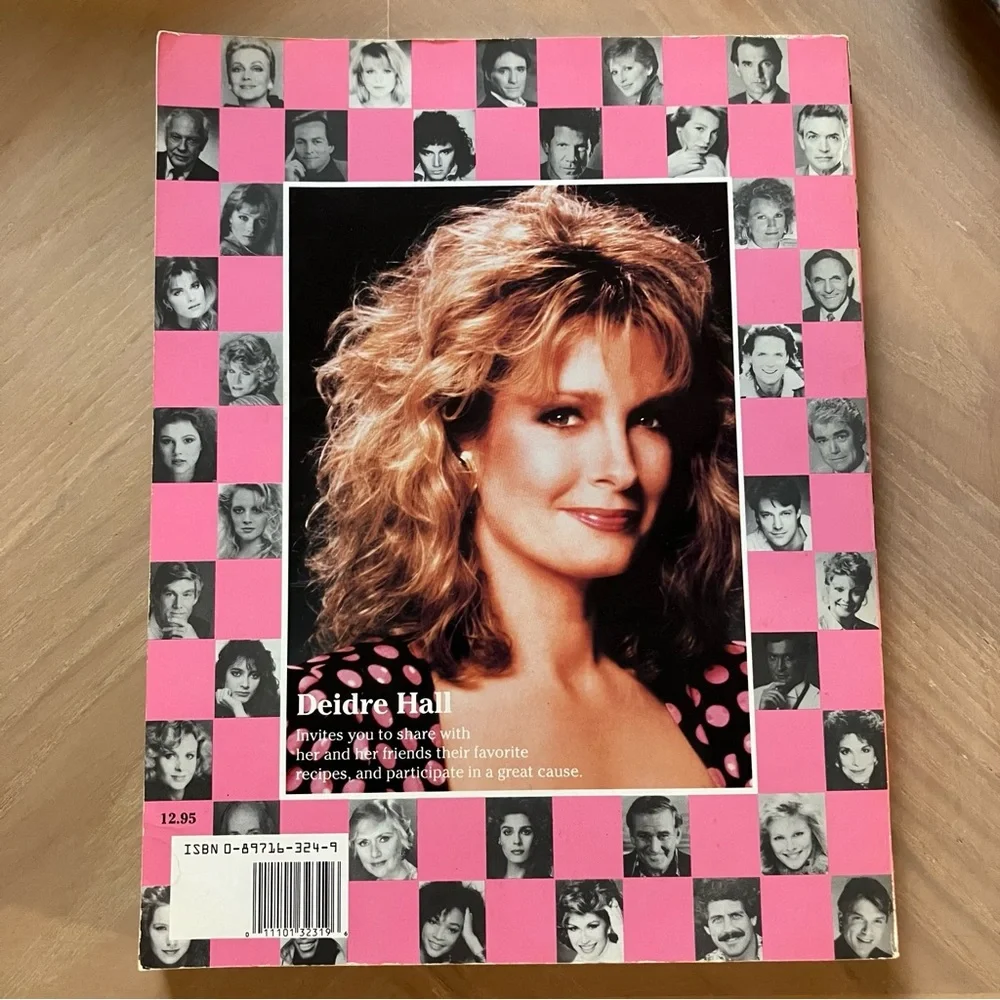 Soap's On Soap Opera Celebrity Chefs Cookbook Diedre Hall Vintage 1990